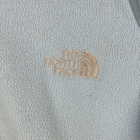 North Face Jacket Womens Large Blue Fleece Quarter Zip Pockets Outdoors Winter* - Picture 2 of 16